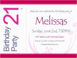 21st Birthday Invitations for Girls 21st Birthday Invitations 365greetings Com