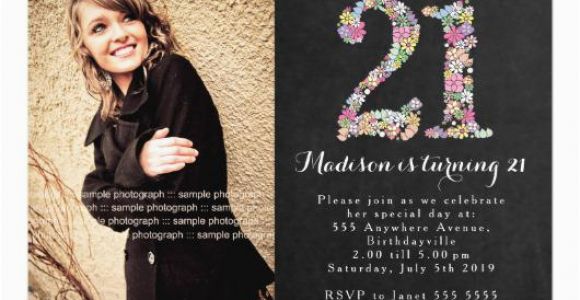 21st Birthday Invitations for Girls 21st Birthday Party Invitations Invitations 4 U