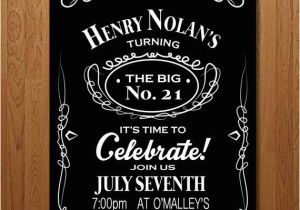 21st Birthday Invitations for Guys Printable Invitation 21st Birthday Bachelor by