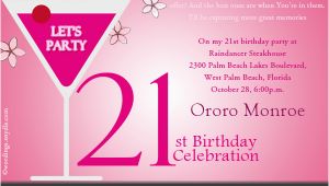 21st Birthday Invites Wording 21st Birthday Party Invitation Wording Wordings and Messages