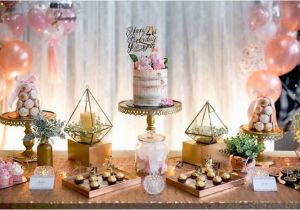 21st Birthday Party Decorations for Her Kara 39 S Party Ideas Elegant 21st Birthday Party Kara 39 S