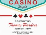 21st Birthday Vegas Invitations Las Vegas Casino Birthday Invitation for An Adult Birthday