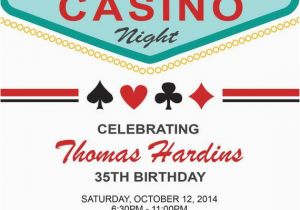 21st Birthday Vegas Invitations Las Vegas Casino Birthday Invitation for An Adult Birthday