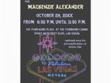 21st Birthday Vegas Invitations Personalized Las Vegas Party Invitations