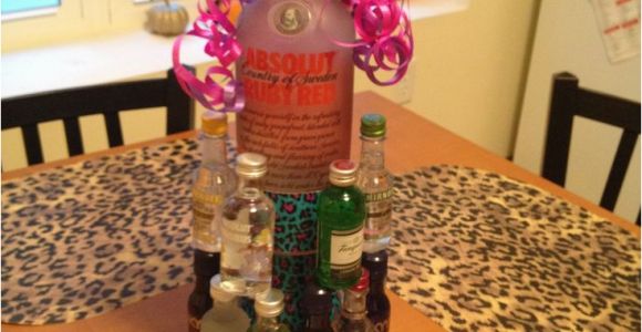 22nd Birthday Gift Ideas for Her Alcohol Nipper Cake for A Friends Birthday We Did This