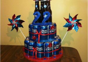 22nd Birthday Gifts for Him Birthdays Beer and Beer Cakes On Pinterest