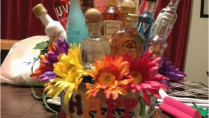 23rd Birthday Gifts for Her Maria 39 S 23rd Birthday Shot Gift Basket Shot Bottle Gift