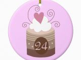24th Birthday Gift Ideas for Her 24th Birthday Gift Ideas for Her Ceramic ornament Zazzle