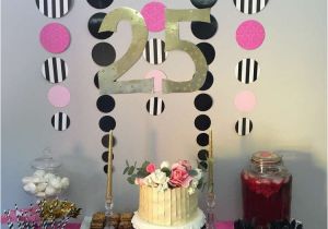 25th Birthday Decorations for Her Birthday Party Ideas 25th Birthday Parties Birthday