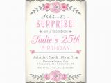 25th Birthday Invitation Templates 25th Surprise Birthday Party Invitations Bagvania Free
