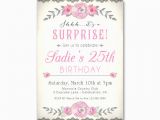 25th Birthday Invitation Templates 25th Surprise Birthday Party Invitations Bagvania Free