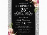 25th Birthday Invitation Templates Personalized 25th Birthday Invitations