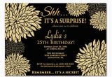 25th Birthday Invite 25th Birthday Invitation Surprise Birthday Party by