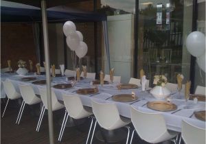 25th Birthday Party Decorations Gold and White Birthday Party Ideas Photo 1 Of 5 Catch