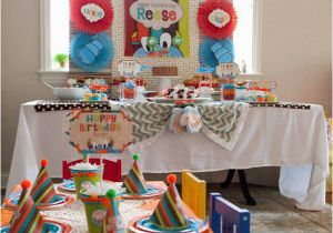 2nd Birthday Decorations at Home Kara 39 S Party Ideas Tickle Monster Second Birthday Party