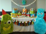 2nd Birthday Decorations for Boy Kara 39 S Party Ideas Monster Bash themed 2nd Birthday Party