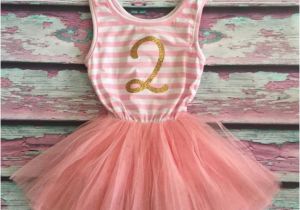 2nd Birthday Dresses 2nd Birthday Tutu Dress Birthday Dress Little Girls Birthday