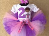 2nd Birthday Dresses Doc Mcstuffins 2nd Birthday Tutu Outfit Set