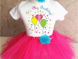 2nd Birthday Dresses Pink Blue Balloons Girl 2nd Second Birthday Shirt Tutu