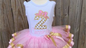 2nd Birthday Dresses Second Birthday Outfit Second Birthday Set by