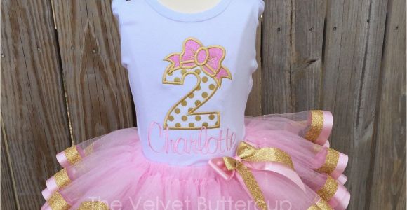2nd Birthday Dresses Second Birthday Outfit Second Birthday Set by