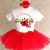 2nd Birthday Girl Outfits Elmo Red Rainbow Balloons 2nd Second Birthday Shirt Tutu