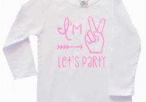 2nd Birthday Girl Shirts 2nd Birthday Shirt Second Birthday Girls 2nd Birthday Shirt