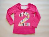 2nd Birthday Girl Shirts Girls 2nd Birthday Shirt Second Birthday Tee Size 3 Fits