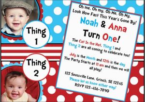 2nd Birthday Invitations for Twins Invitations Twin 39 S 1st Birthday Pinterest Birthdays