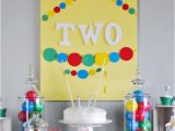 2nd Birthday Party Decorations Boy Kara 39 S Party Ideas Ball toy Circle themed Boy 2nd Birthday