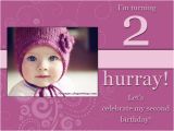2nd Birthday Party Invitations Girl 2nd Birthday Invitations and Wording 365greetings Com
