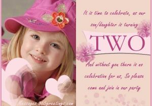 2nd Birthday Party Invitations Girl 2nd Birthday Invitations and Wording 365greetings Com