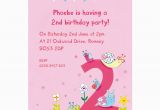 2nd Birthday Party Invites Personalised Second Birthday Party Invitations by Made by