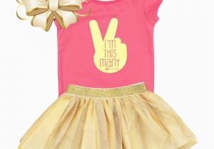 2t Birthday Girl Outfit Amazon Com Girl Second Birthday Outfit Second Birthday