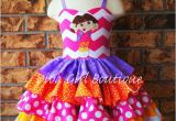 2t Birthday Girl Outfit Boutique Girls Birthday Dress Dora Ruffle Dress Pageant