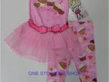 2t Birthday Girl Outfit Happy Birthday toddler Girls 2t 3t 4t Tunic Set Outfit