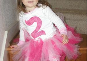 2t Birthday Girl Outfit Items Similar to Pink 2nd Second Birthday Tutu Outfit 2t