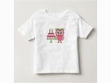 2t Birthday Girl Shirt Girl 2t Pink Birthday Owl T Shirt Zazzle