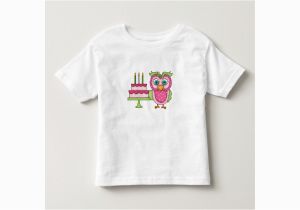 2t Birthday Girl Shirt Girl 2t Pink Birthday Owl T Shirt Zazzle