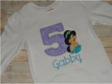 2t Birthday Girl Shirt Princess Jasmine Birthday Shirt Baby toddler Girls Custom