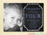 3 Year Old Boy Birthday Party Invitations Birthday Baby Boy Invitation 1 2 3 4 5 Year Old 1st