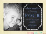 3 Year Old Boy Birthday Party Invitations Birthday Baby Boy Invitation 1 2 3 4 5 Year Old 1st