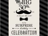30 Year Old Birthday Gifts for A Man 30th Birthday Invitations for Men Free Invitation