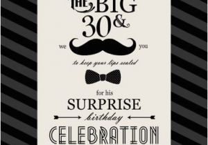 30 Year Old Birthday Gifts for A Man 30th Birthday Invitations for Men Free Invitation