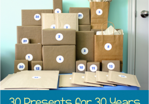 30th Birthday Activity Ideas for Him 30th Birthday Gift Idea 30 Presents for 30 Years 30
