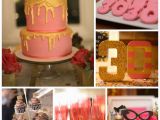 30th Birthday Decorating Ideas Kara 39 S Party Ideas Pink Gold and Old 30th Birthday Party