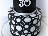 30th Birthday Decorations Black and White Black White 30th Cakecentral Com