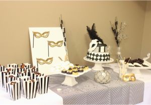 30th Birthday Decorations Black and White Masquerade Party 30th Birthday Bash Melissa Creates
