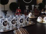 30th Birthday Decorations for Men Masculine Male Birthday Decor Black White Silver for A