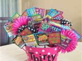 30th Birthday Gift Baskets for Her 17 Best Images About Lottery Ticket Bouquets On Pinterest
